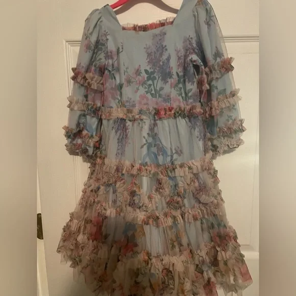 Ivy City Co Catherine Mini Dress in Blue Floral - Picture 5 of 6